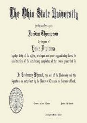 Buy Diplom Degree from The Ohio University