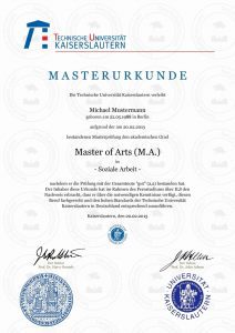 Buy master’s,  degrees Master’s degrees - Technical University of Kaiserslautern